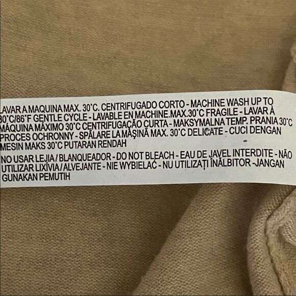 Zara Girls knit cardigan cream color- size 11/12 - Picture 4 of 5